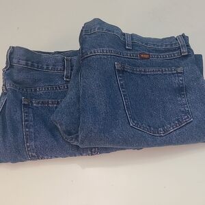 2 Pair of Jeans(Rustler Classic & George )42X30